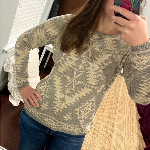 Denim & Supply Ralph Lauren Sweaters - Vintage Denim & Supply Ralph Lauren Aztec Oversized Sweater SZ XS Southwestern🪶